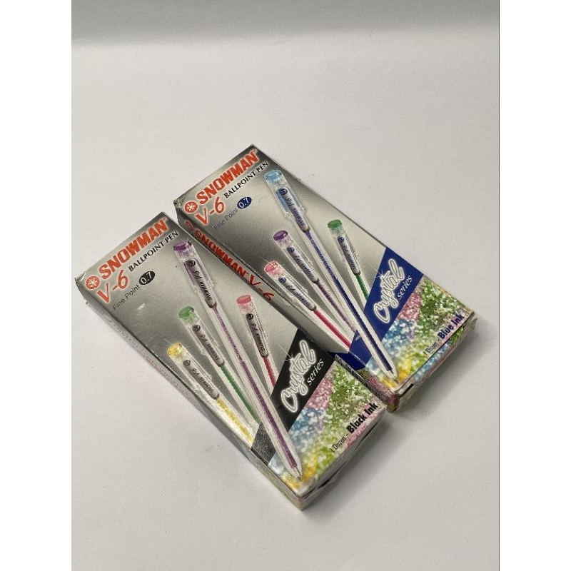 

Pulpen SNOWMAN V6 0,7mm HITAM DAN BIRU (12PCS)