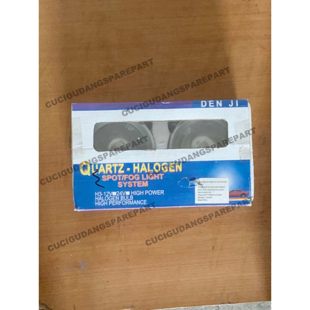 Lampu Fog Lamp DENJI kanan kiri halogen putih