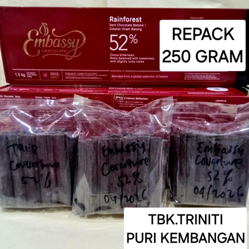 

TULIP COKLAT STICK COVERTURE EMBASSY 52%( 250 GRAM)