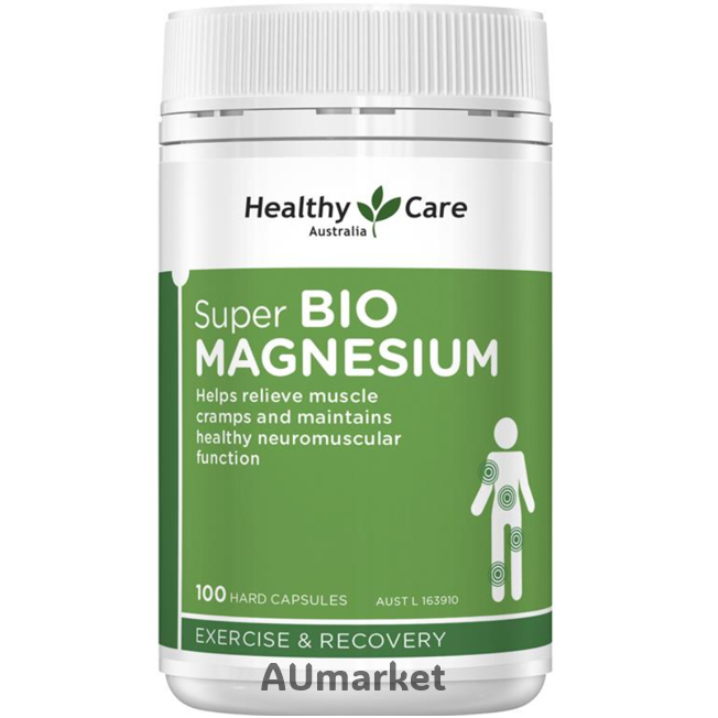 Healthy Care Super Bio Magnesium 100 Capsules