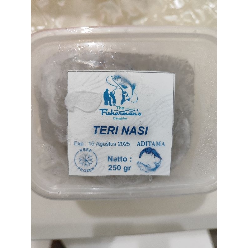 

Teri Nasi Basah Segar MPASI Tanpa Pengawet Tanpa Diasinkan