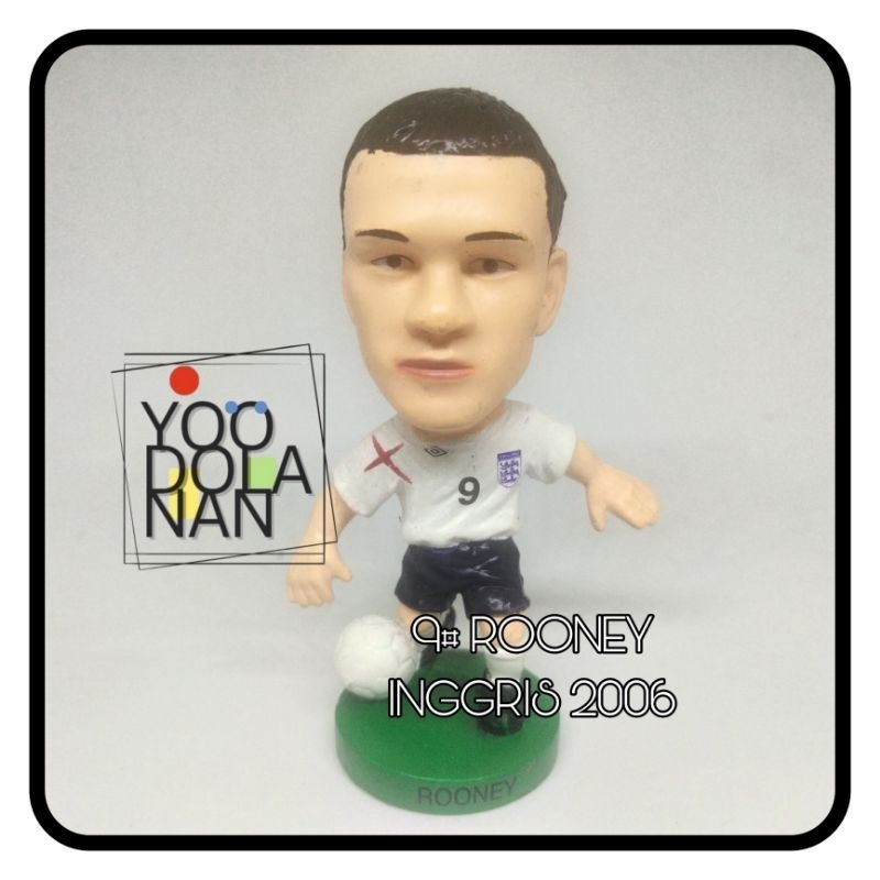 9# ROONEY - INGGRIS 2006 FORWARD SPORTS CORINTHIAN FIGURE PEMAIN BOLA