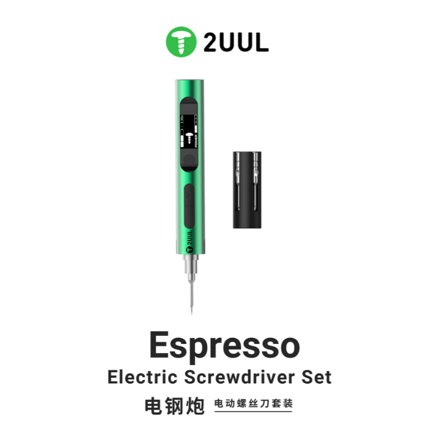 Obeng Listrik Set Espresso 2UUL SD11 Dirancang untuk Perbaikan Ponsel