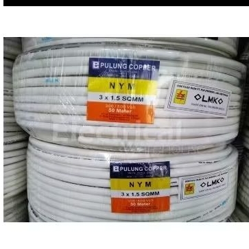 Kabel NYM PULUNG 3x1.5 Kabel Kawat Tembaga isi 3 Kabel 3x1,5 Pulung (Per 1 Meter)