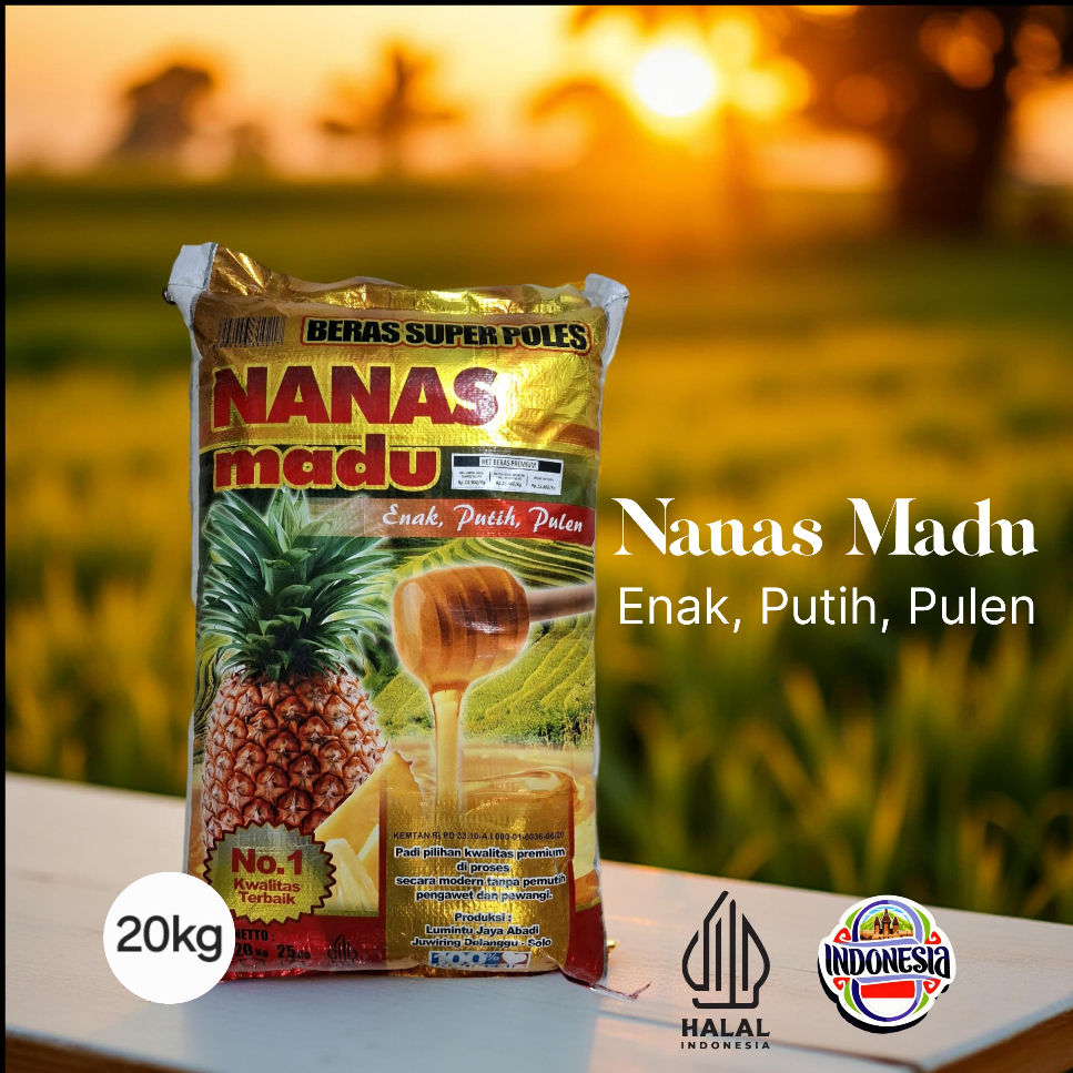 

BERAS SUPER CAP NANAS MADU 20 KG