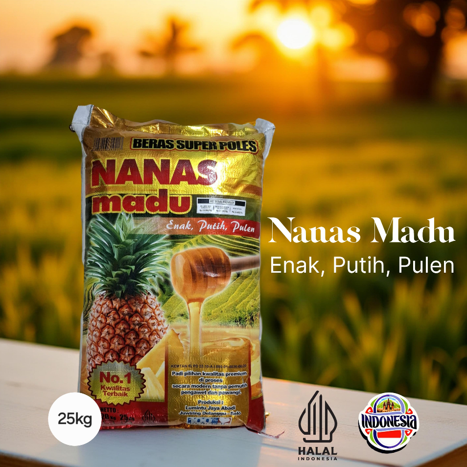 

BERAS SUPER CAP NANAS MADU 25 KG