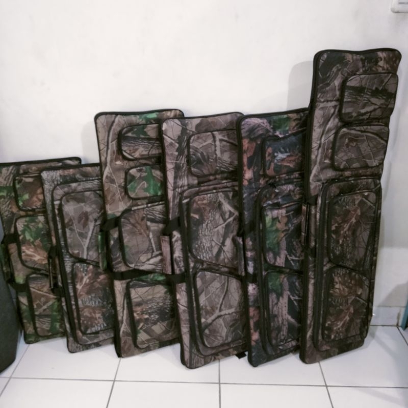 Tas kotak camo busa tebal