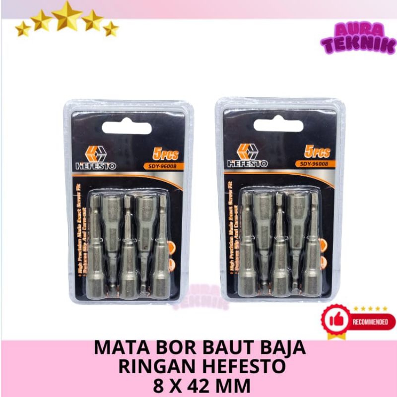 Drilling SET /Mata Kunci Sok Bor Magnet HEFESTO