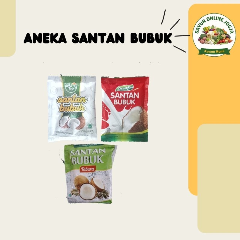

Santan bubuk - PAWON MAMI SAYUR ONLINE JOGJA