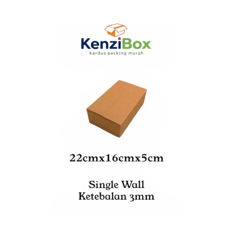 

kardus/karton/box UK. 22x16x5 cm single wall