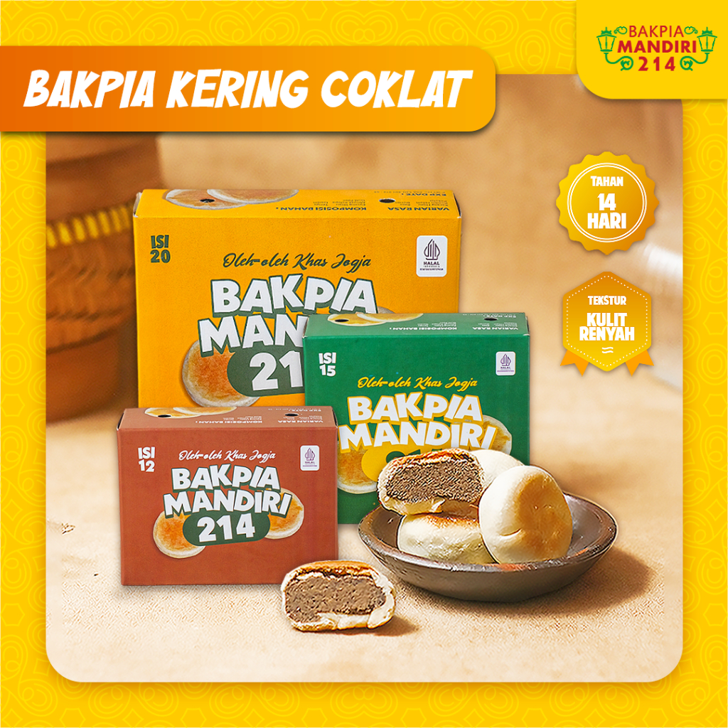 

BAKPIA COKELAT (KERING) KHAS JOGJA ASLI PREMIUM