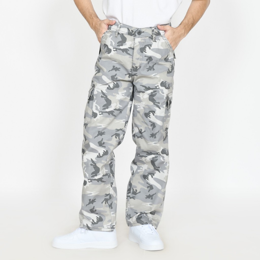 Terlaris..Cargo pants Wide Leg | Cargo Pants Loose fit Loreng | Barinas