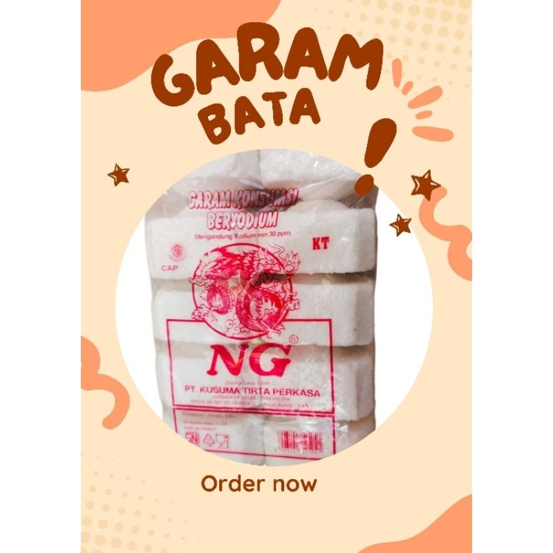 

Garam bata beryodium cap NG 1250G TERMURAH