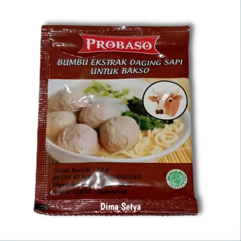 

PROBASO bumbu ekstrak daging sapi untuk bakso 10 gram