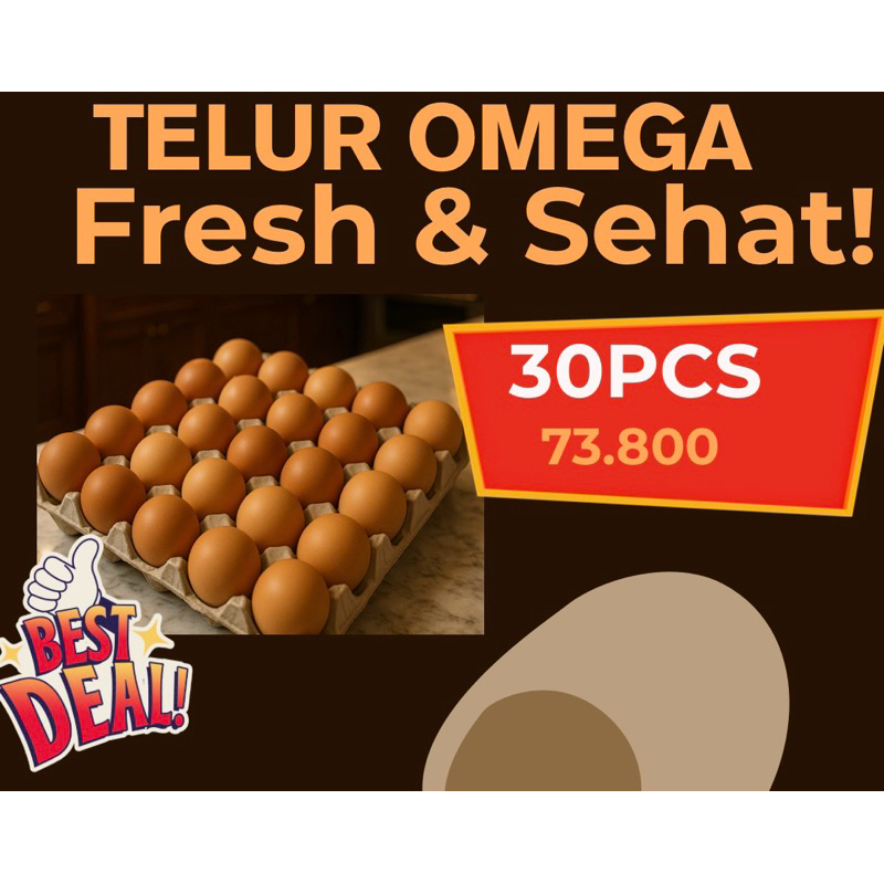 

telur omega 30pcs