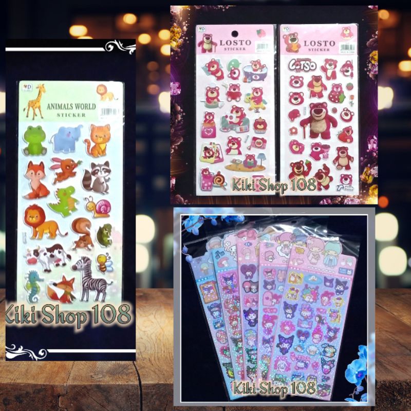 

Stiker Binatang Kurumi Bear