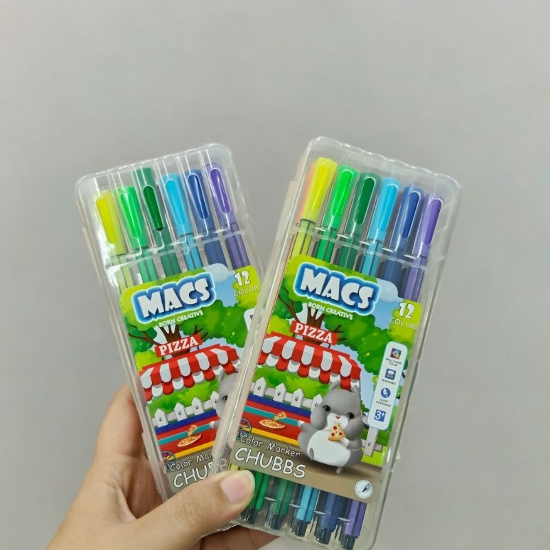 

Macs Color Marker 12 Warna cocok untuk mewarnai
