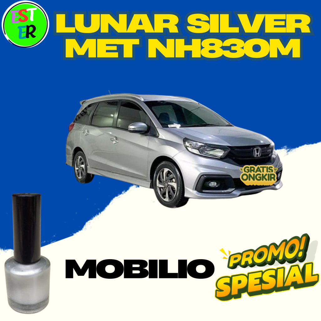 Cat Oles Lunar Silver Met Nh830m Honda Brio Brv Jazz Mobilio Hrv Civic