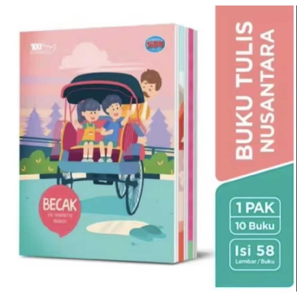 

RB BUKU TULIS SIDU 58 BUKU SIDU 1PAK(10pcs) / Buku Tulis Sido 58 Lembar 1 Pack