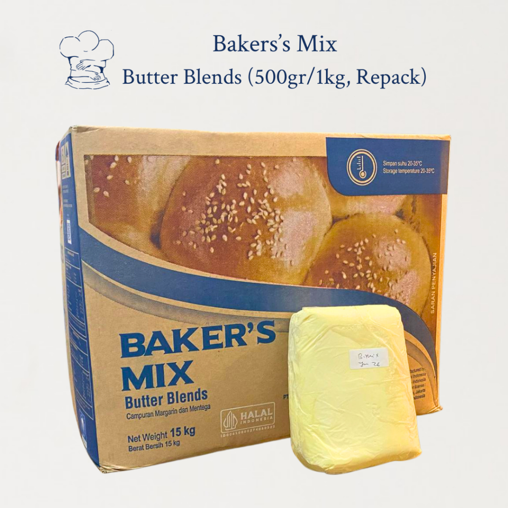 

Bakers Mix Anchor 500gr / 1kg – Margarin Campuran Butter Premium untuk Kue dan Roti (Butter Blends)