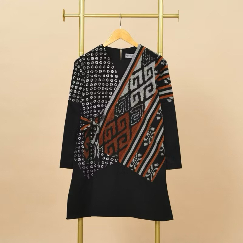 baju wanita tenun kombinasi | baju tenun