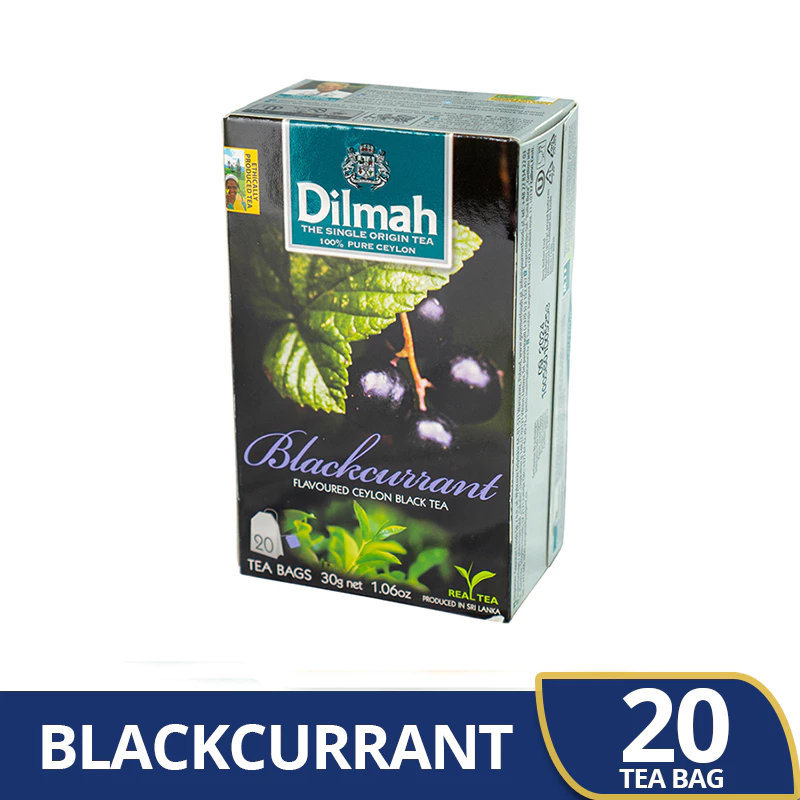 

Teh Dilmah No Envelope 20 Sachet Blackcurrant