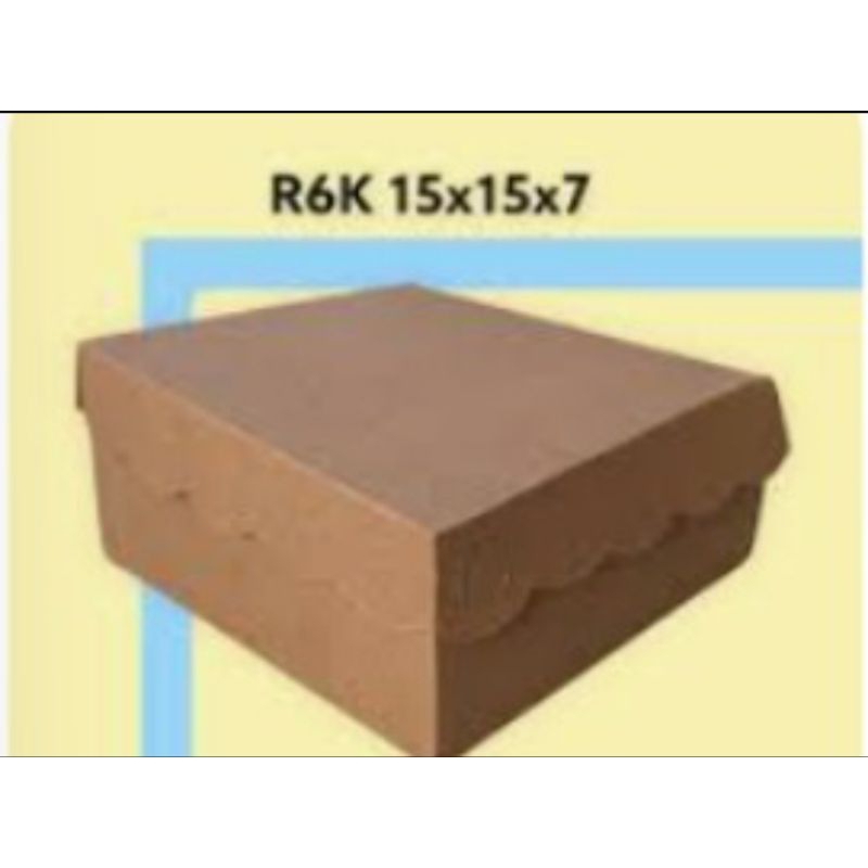 

DUS KUE R6 300 UKURAN 15 x 15 x 7