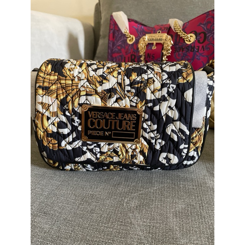 Versace Jeans Couture Baroque Printed Shoulder Bag (Preloved)