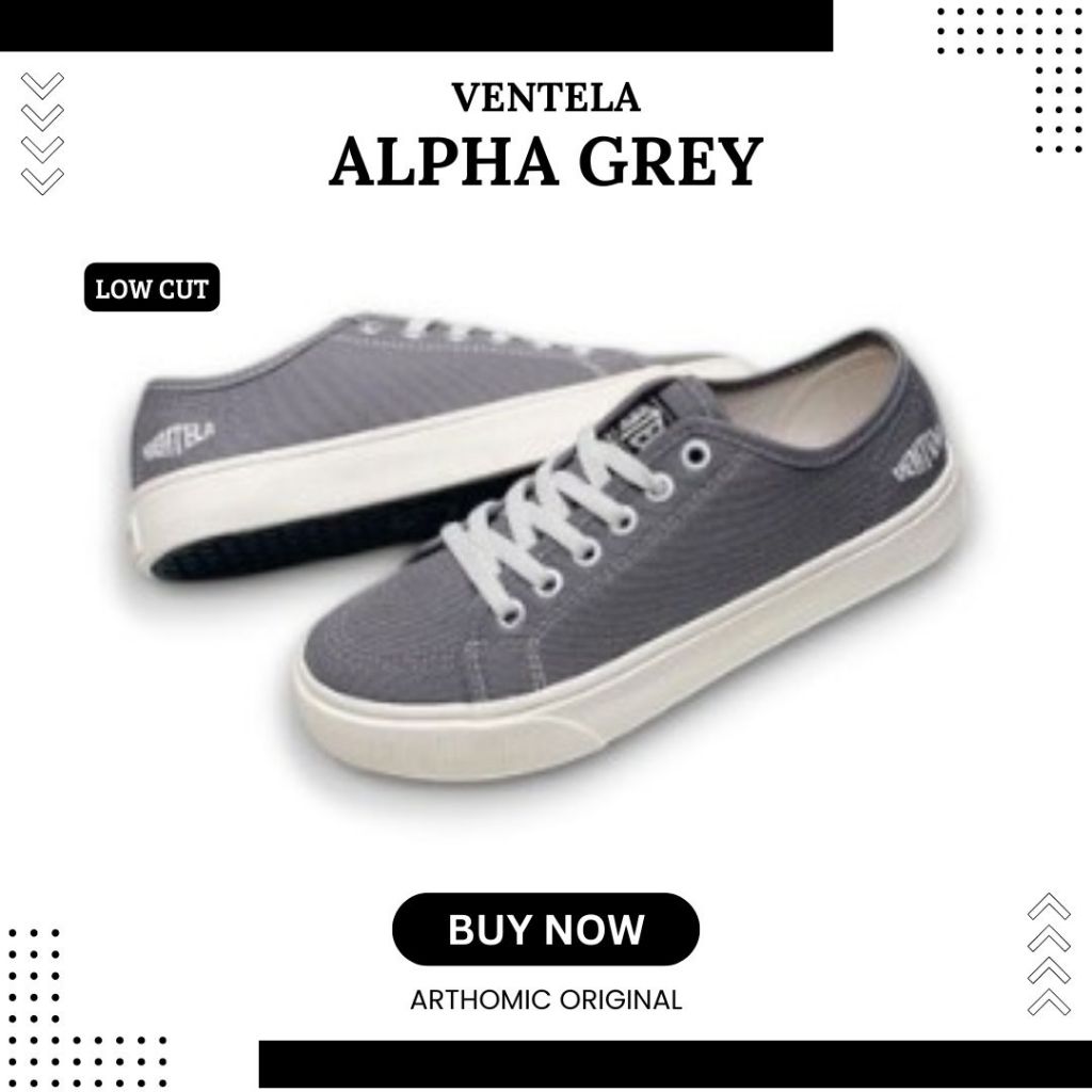 Ventela Alpha Grey Murah 100% Original