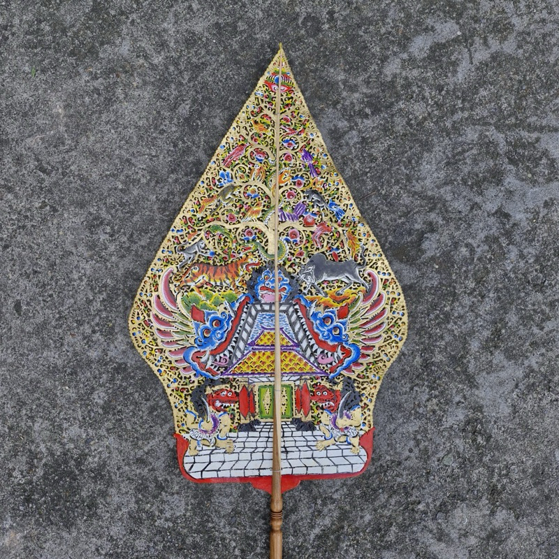 Wayang Kulit Gunungan 50 cm Motif Klasif Kualitas Halus