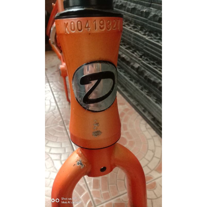 frame set sepeda lipat Nova Downtube uk 20