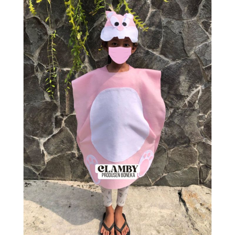 Kostum Anak Kostum Hewan Kelinci Bebek / Kostum Pentas Seni Karnaval