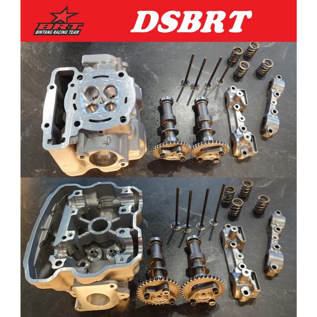 PAKET HEAD BRT SONIC NEW CBR 150 CB 150R SUPRA GTR 22 19 24 21 PORTING CNC