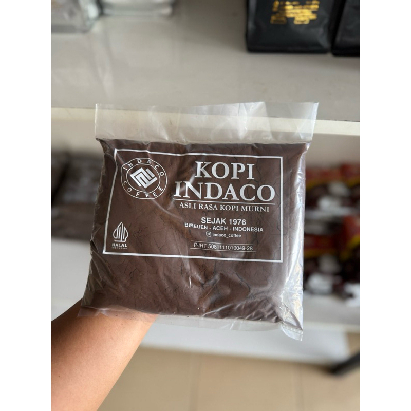 

Kopi Bubuk Indaco halus otentik 500 gr
