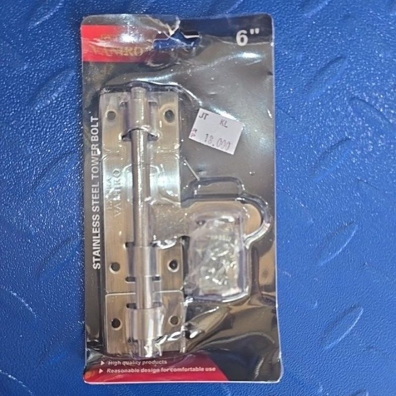 kunci slot gembok vaniro 6"(15cm)/kunci slot gembok gudang vaniro