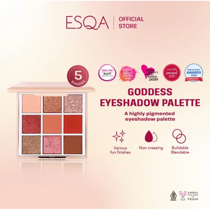 ESQA EYESHADOW PALETTE