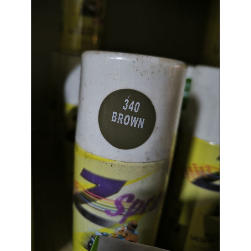 cat semprot cat kaleng Zspray 340 brown