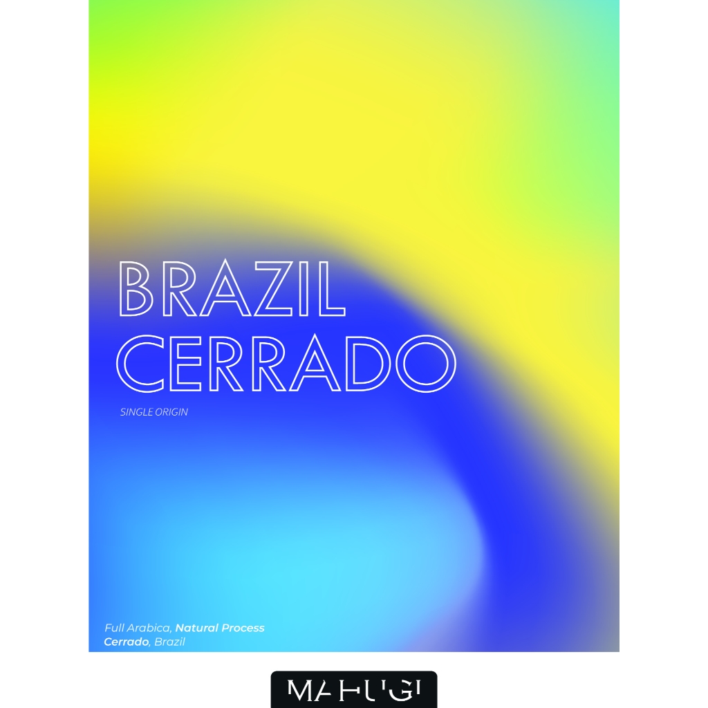 

Mahugi Coffee Brazil Cerrado Espresso - Full Arabica - Speciality Single Origin Coffee
