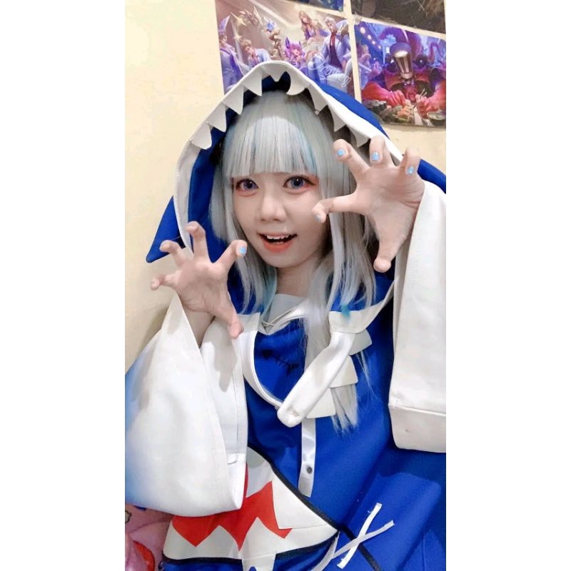 Fullset Costume cosplay Gawr gura Hololive EN