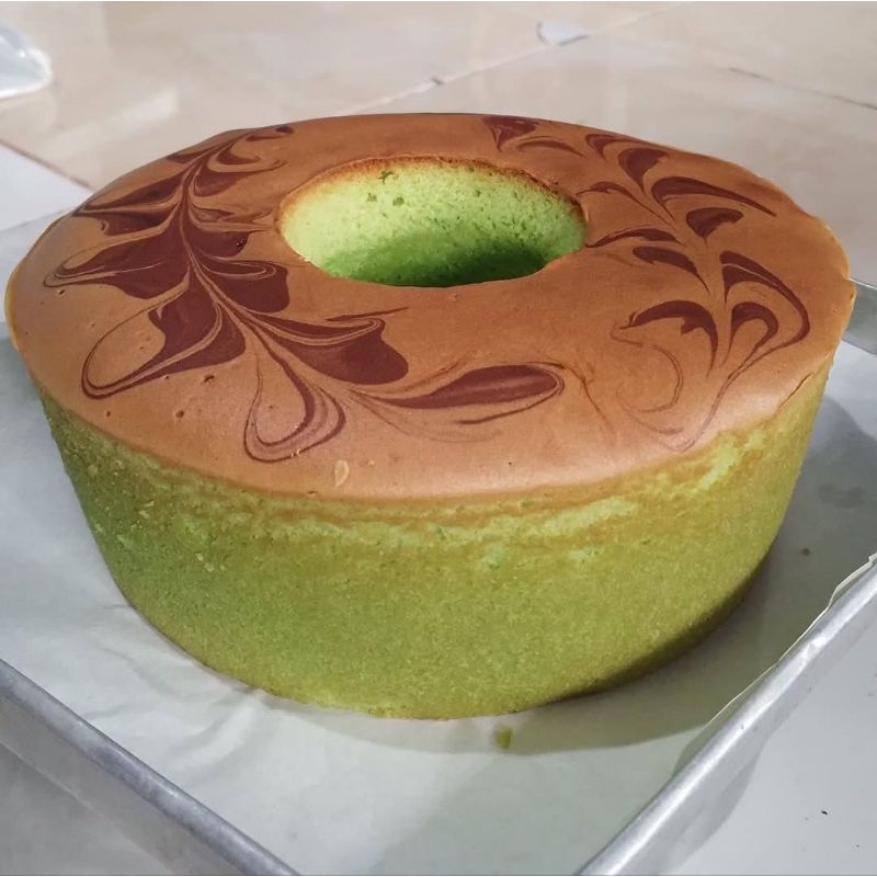 

Cake Pandan/ Bolu Pandan panggang Loyang tulban 20cm