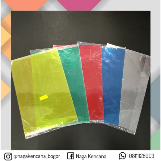 

Plastik Cover Jilid F4 Bening/Warna