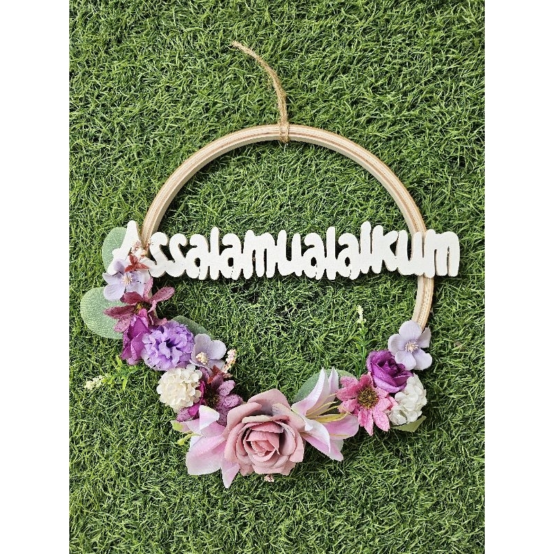 Hiasan pintu gantungan bunga ring hanging