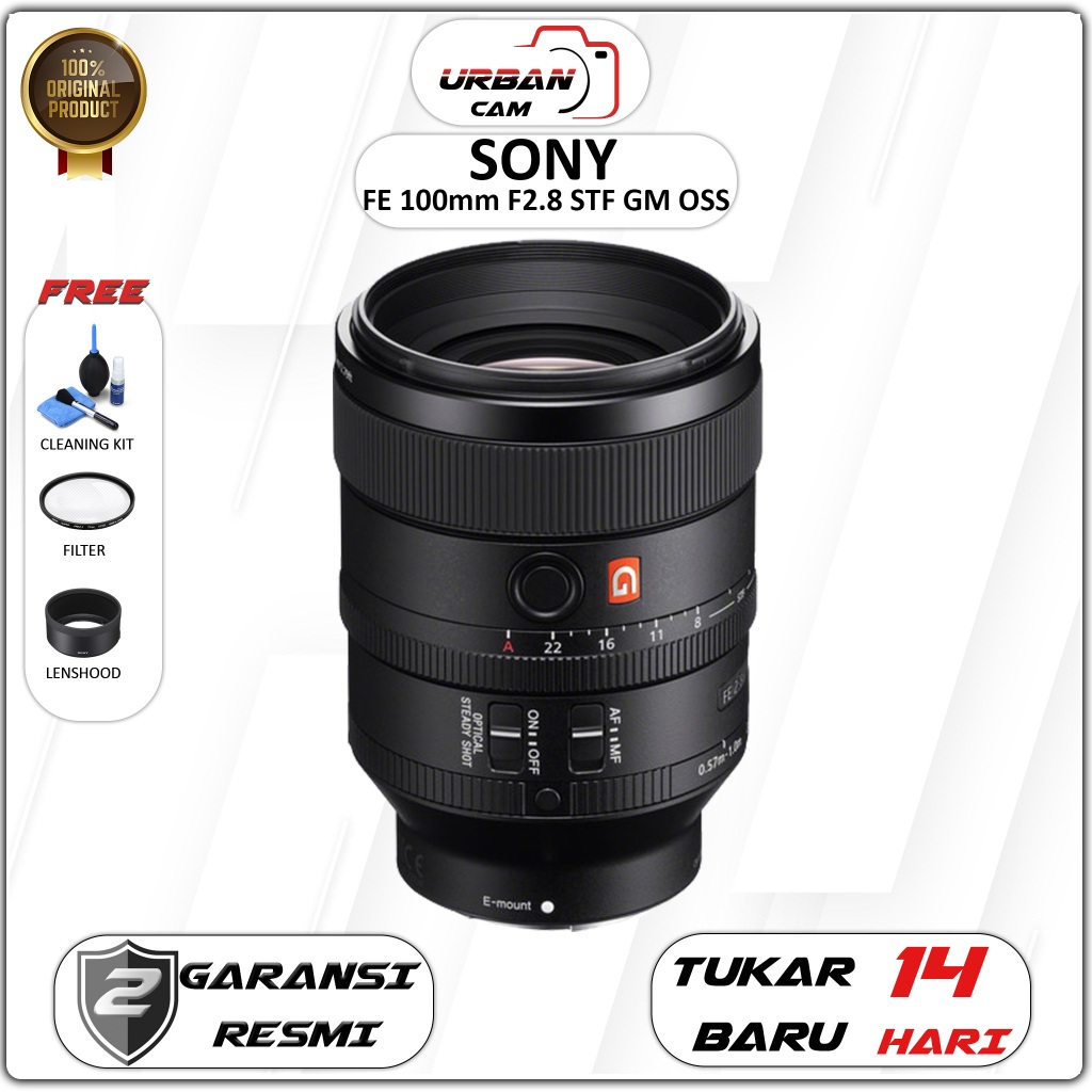 Sony FE 100mm f2.8 STF GM OSS / Lensa Sony FE 100mm f2.8 STF GM OSS