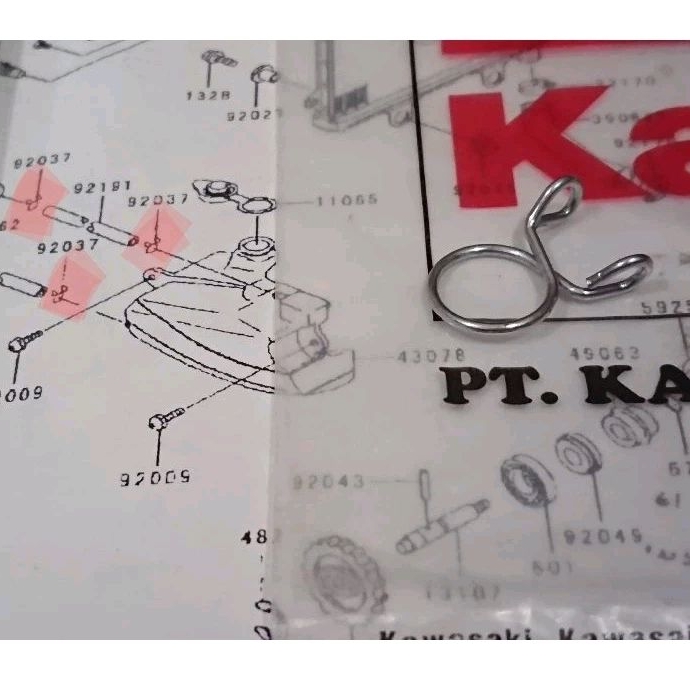 CLAMP SELANG TABUNG RADIATOR KAWASAKI NINJA RR SATUAN