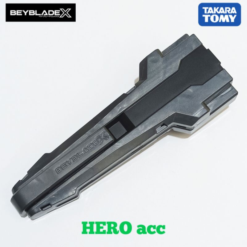 Beyblade X Grip Launcher GunMetal Original TAKARA TOMY