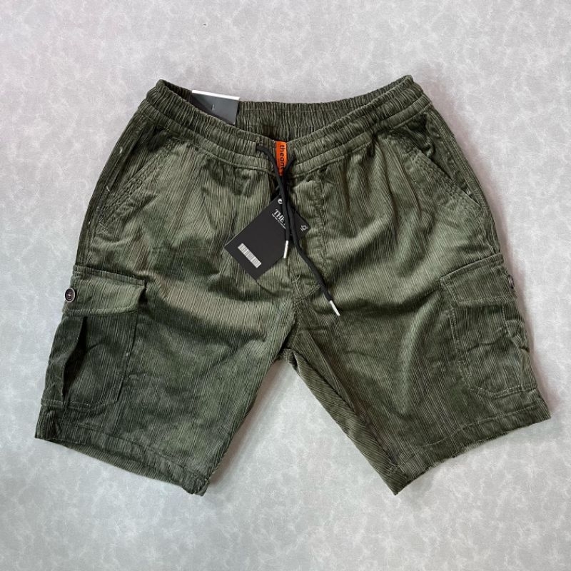 Celana Pendek Pria Cargo Corduroy / Cargo Corduroy Premium Quality