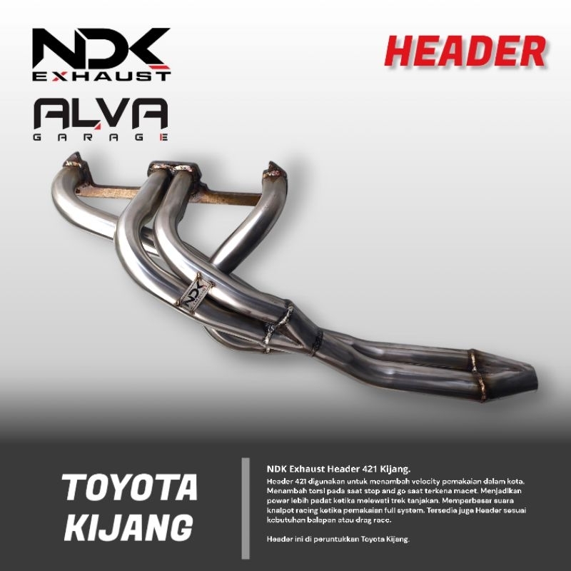 Header Mobil Kijang Super, Kijang Grand, Kijang Kapsul Mesin 5K 7K tipe 421 NDK EXHAUST