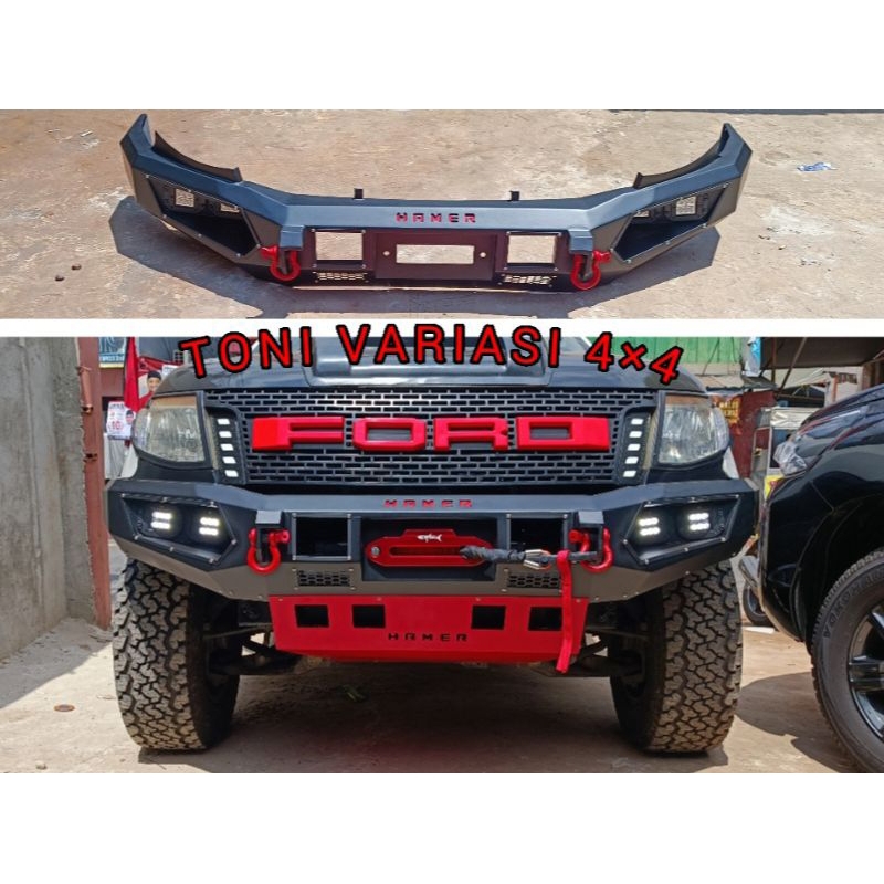 Bemper Bumper Depan Ford Ranger T6 Model Hammer