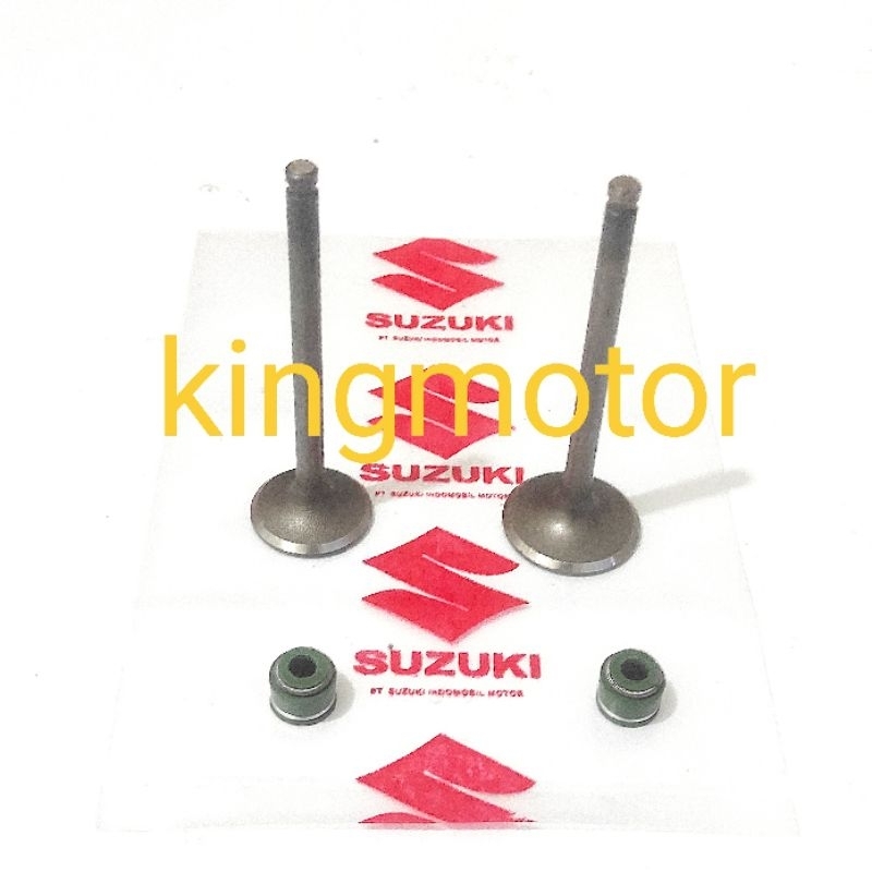 Payung klep+Seal klep Suzuki Shogun 125 fl,Shogun 125 sp new, nr,rr