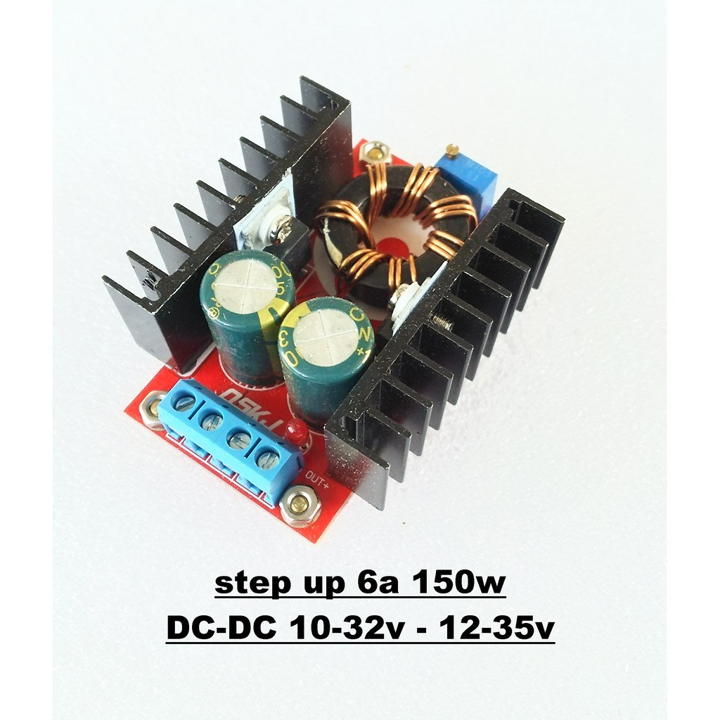STEP UP Module Power Supply 16A 10-32V TO 12-35V Step Up DC-DC / 150W DC STEP UP Boost Converter 6A